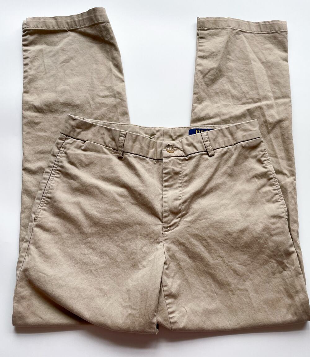 Boy's Polo Ralph Lauren Khaki Chino Pants Size 16